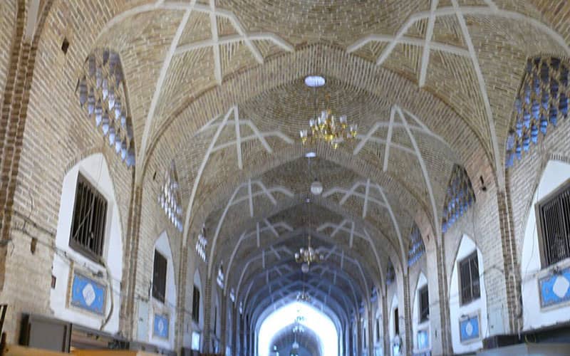 سقف کاربندی بازار ابراهیم خان