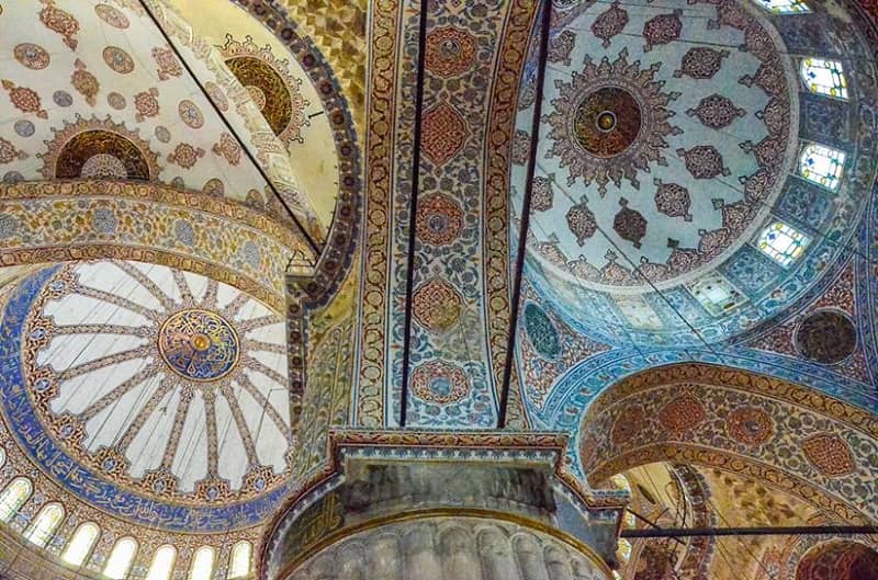 سقف مسجد آبی