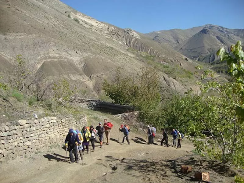 مسیر کوهنوردی در دره کشار