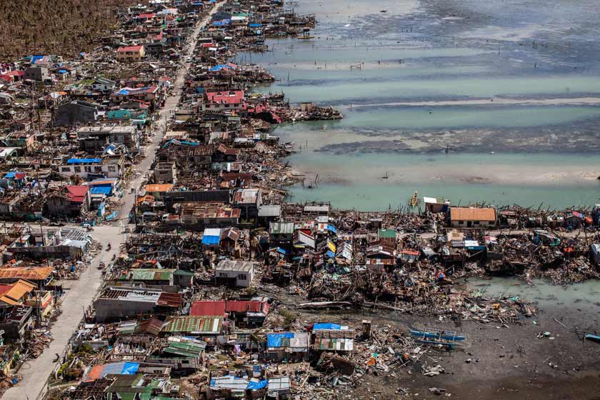 طوفان سهمگین فیلیپینی‌ها را آواره کرد