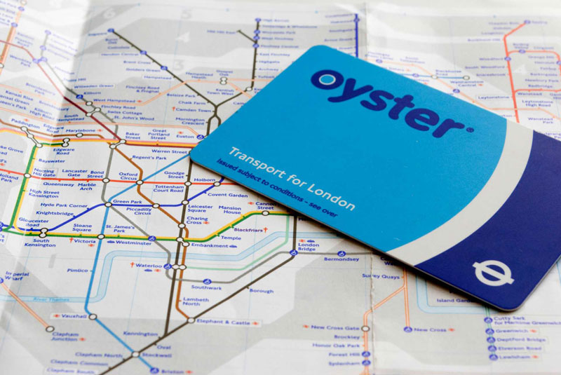 Oyster Card لندن