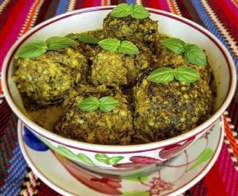 طرز تهیه کوفته سبزی شیرازی