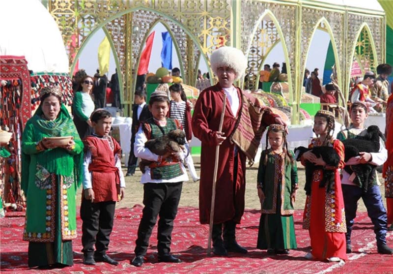 Nowruz celebration in Turkmenistan with a Turkmen family