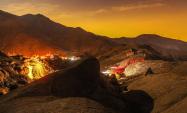 روستای وردیج در شب