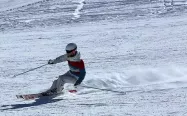 اسکی سواری در زمستان