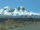 عکس قله آتشفشانی کوه تفتان در زمستان
