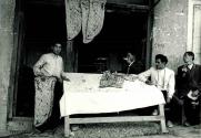 نانوایی سنگکی در تهران قدیم