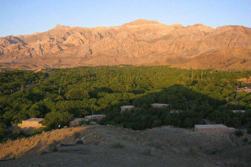 نمای بالا از پارک ملی خبر کرمان