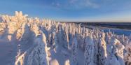 طبیعت زمستانی لاپبند فنلاند