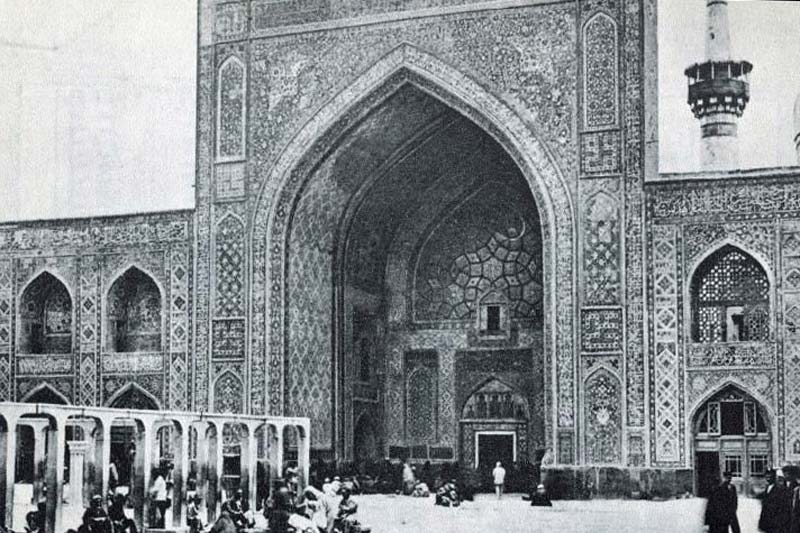 مسجد گوهرشاد در قدیم