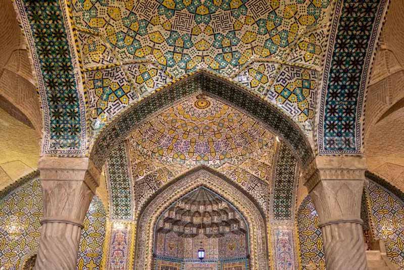 شبستان جنوبی مسجد وکیل شیراز