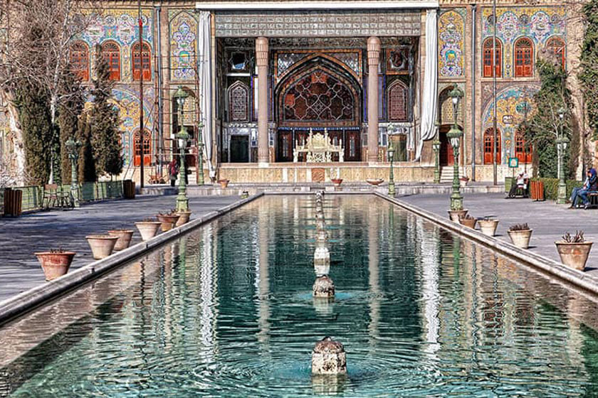 بازگشایی قدیمی ترین در کاخ گلستان با حضور وزیر گردشگری