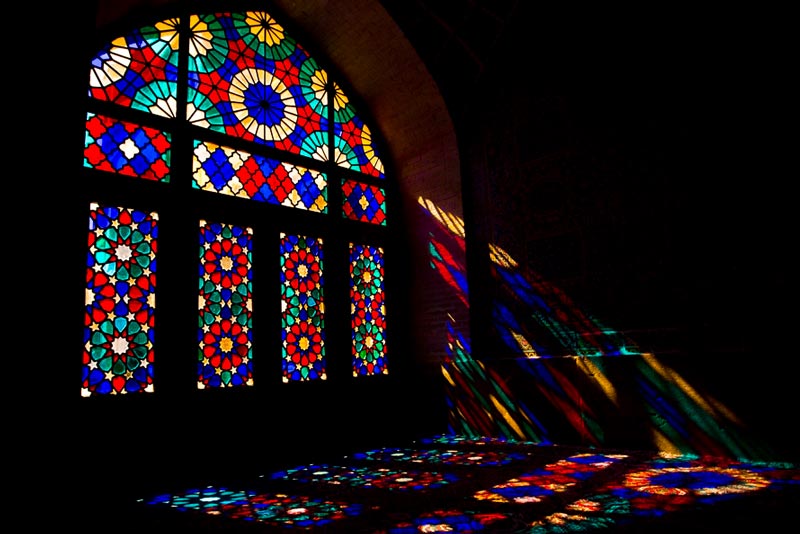 شیشه رنگی مسجد نصیر الملک