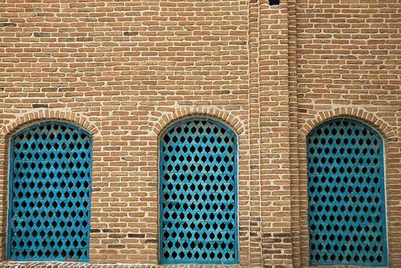 پنجره‌های مسجد جامع سنندج