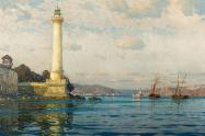 نقاشی چراغ دریایی در مجموعه استانبول، شهر رویاها موزه پرا