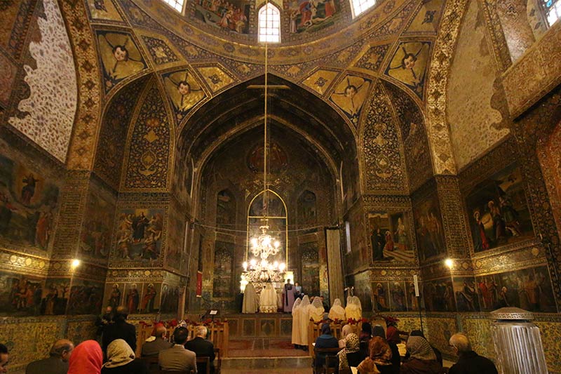 مراسم میلاد مسیح در کلیسای بیت اللحم اصفهان