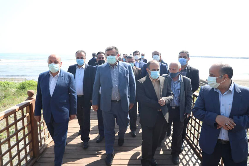افتتاح نخستین اسکله گردشگری دریایی مازندران