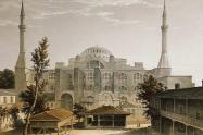 چشم‌‌انداز مسجد ایاصوفیه در گذشته