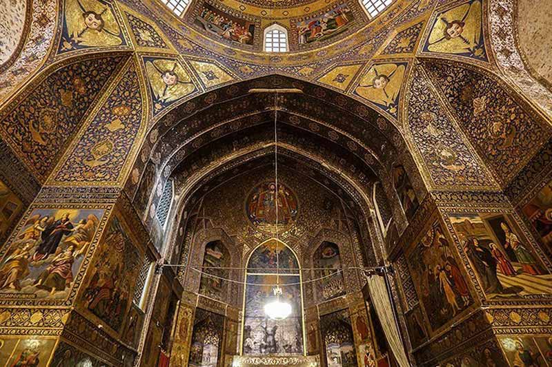 فضای داخلی کلیسای بیت اللحم اصفهان