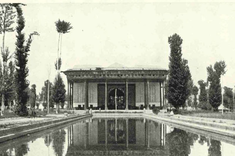 کاخ چهلستون اصفهان قدیم