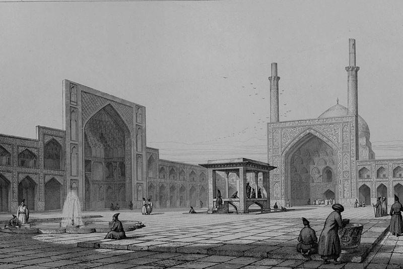مسجد جامع اصفهان در قدیم