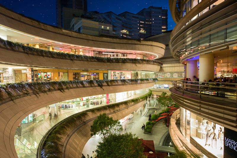 معماری زیبای مرکز خرید کانیون مال استانبول