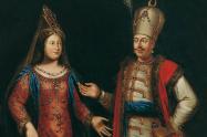 نقاشی از شاه و ملکه در موزه پرا