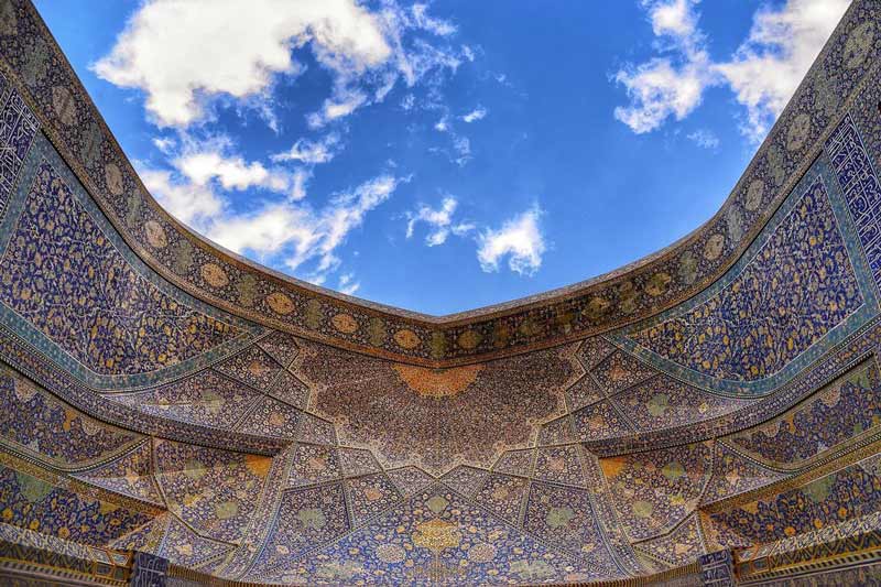کاشی‌کاری در مسجد امام اصفهان