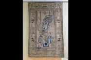کرمان، اوایل قرن ۱۴ هجری قمری، تصویری (نادرشاه)، ۴۵ رج  در موزه فرش ایران
