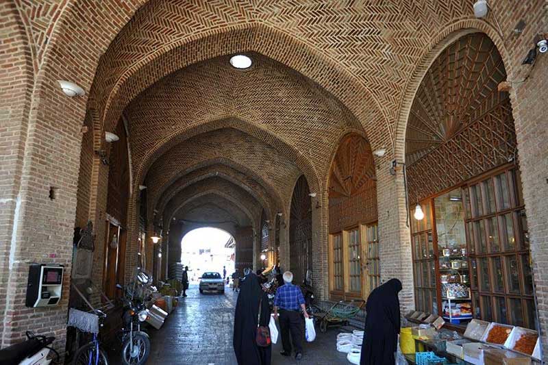 فضای مسقف کاروانسرای خانات تهران