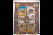 تبریز، اواسط قرن ۱۴ هجری قمری، چهار فصل کره زمین، ۶۰ رج در موزه فرش ایران