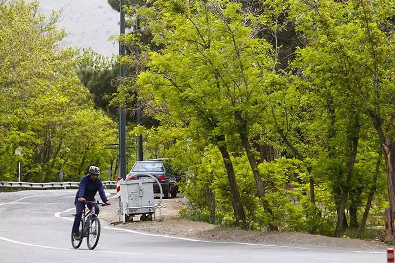 دوچرخه‌سواری در پارک ملی سرخه حصار
