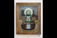 نقاشی امام علی در موزه نقاشی پشت شیشه