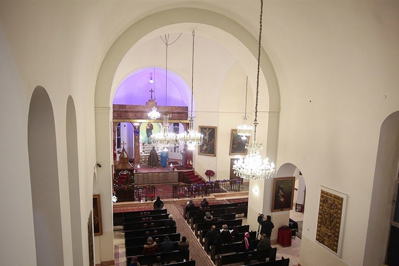 سالن اصلی کلیسای مریم مقدس تهران