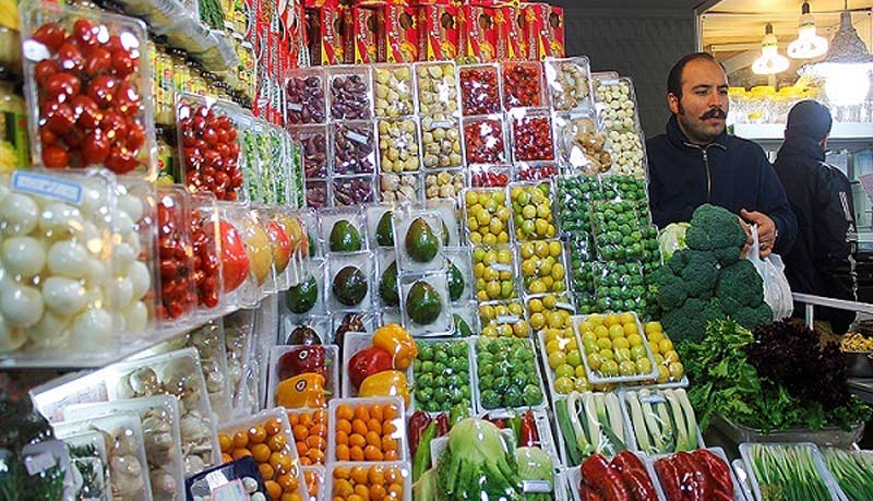 میوه های متنوع در بازار تجریش تهران