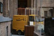 ماشین پست قدیمی در موزه ارتباطات