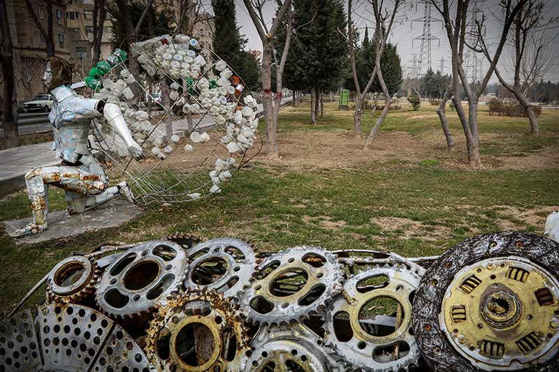المان‌های بوستان بازیافت تهران
