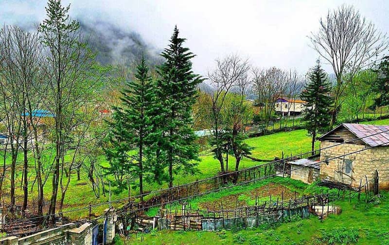 طبیعت سرسبز روستای زرگر