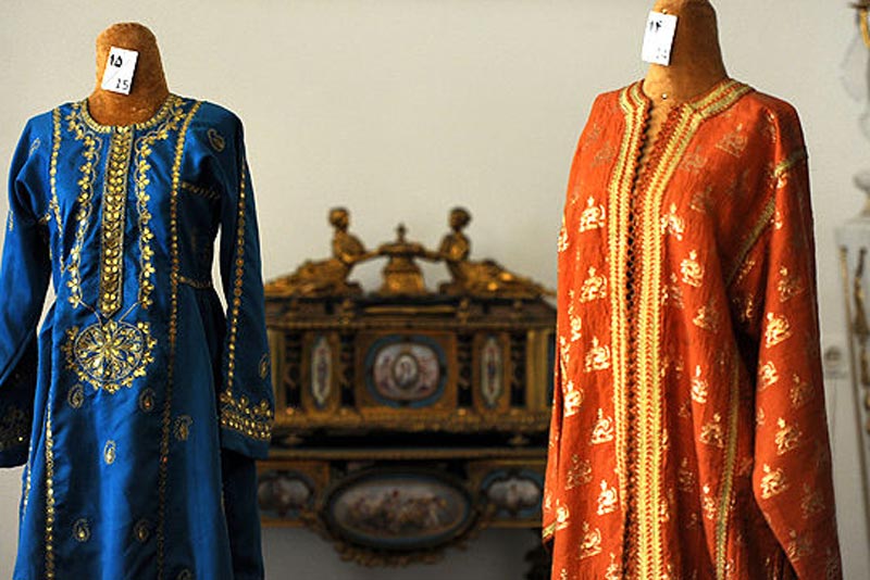 لباس‌های بلوچی در موزه پارچه و لباس‌های سلطنتی نیاوران