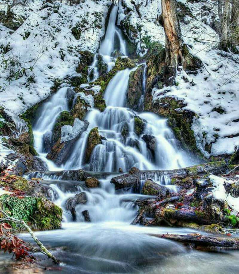 زمستان آبشار بولا