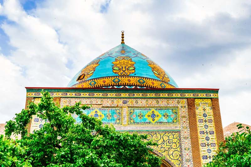 کاشیکاری گنبد مسجد کبود ایروان