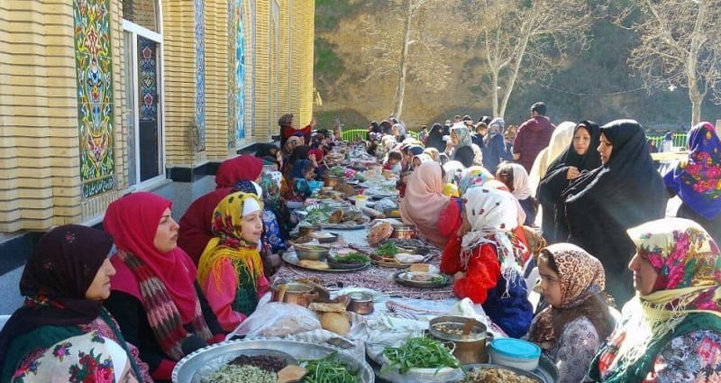 شکم گردی در روستای زیارت