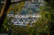 چشم‌انداز پل طبیعت از پارک طالقانی تهران