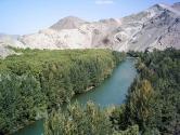 زاینده رود در شهرستان سامان