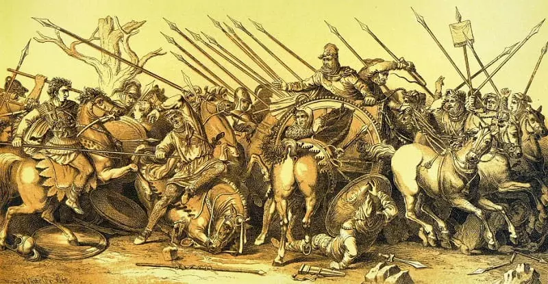 موزاییک نبرد اسکندر بعد از بازسازی
