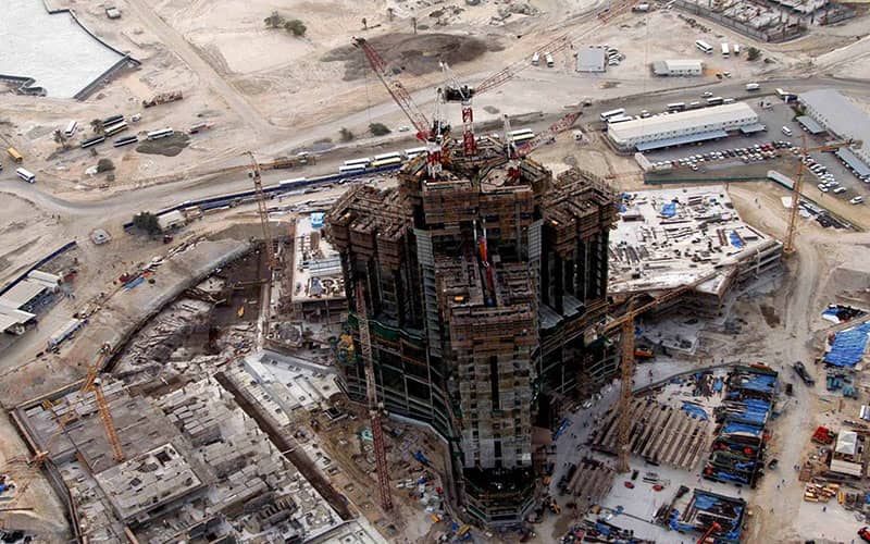 مراحل ساخت برج خلیفه