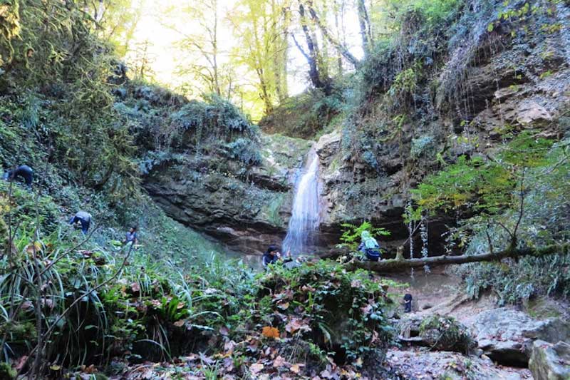 آبشار ولیلا در دل جنگل