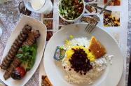 کباب سلطانی با برنج رستوران ریحون