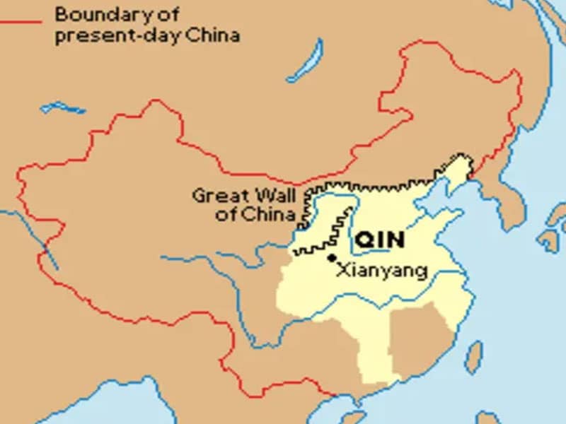 نقشه دیوار چین 