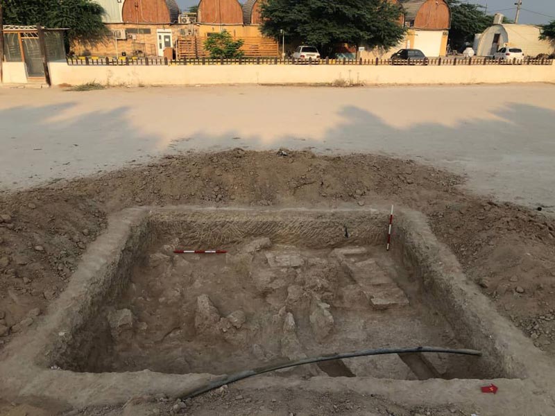 باستان‌شناسان در گورستان شغاب